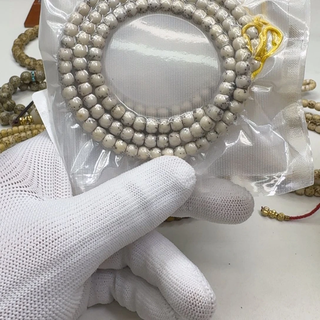 星月菩提手串10灭世糯冰石玉河豚6左右108