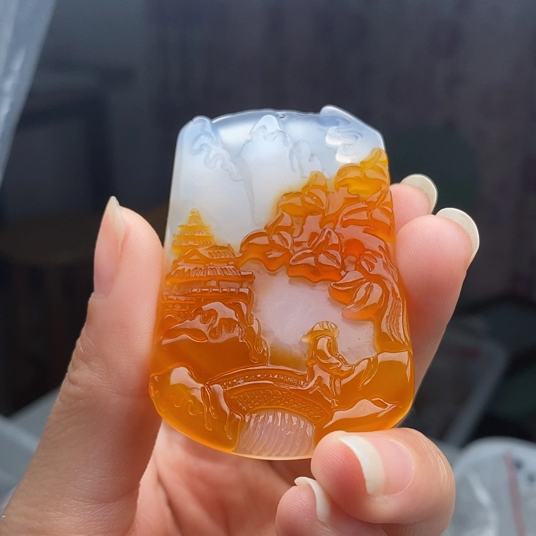 玛瑙/玉髓未镶嵌颈饰