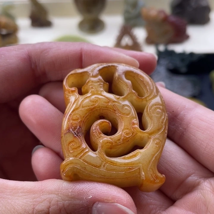 蛇纹石玉颈饰未镶嵌78