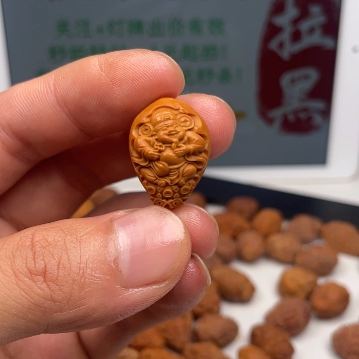 橄榄核吊坠橄榄核雕刻单籽。