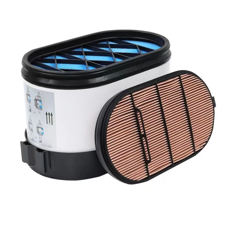 陕汽德龙X3000空滤500 550马力直流蜂窝滤清器新款X5000空气滤芯