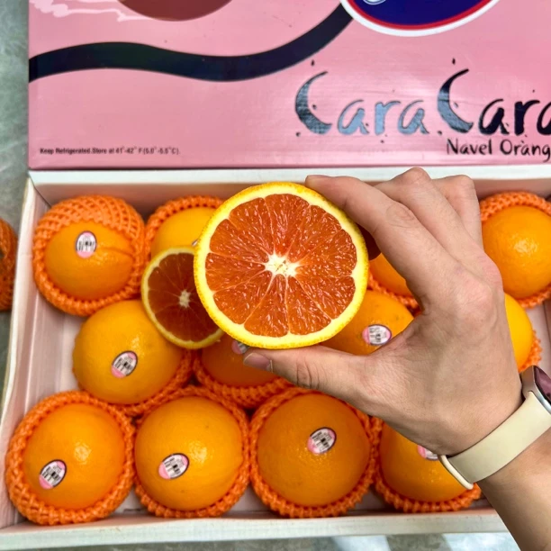 澳大利亚红肉血橙Cara Cara原箱水果礼盒装14-15个