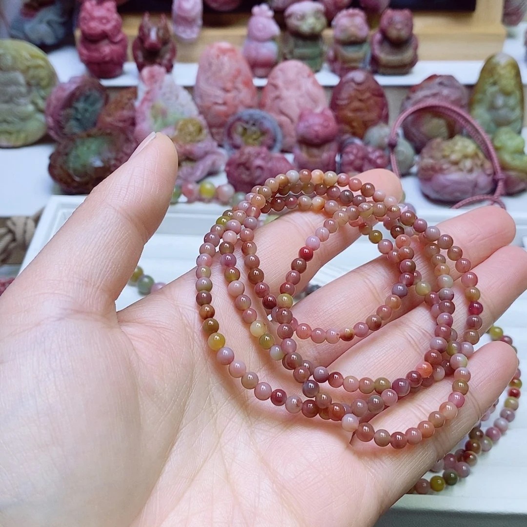 玛瑙/玉髓盐源玛瑙手链未镶嵌