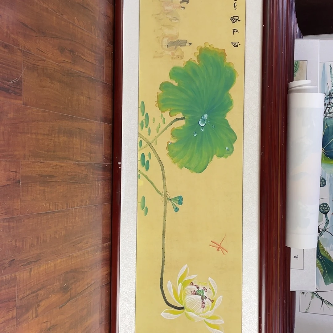 国画带框尺寸48*163厘米