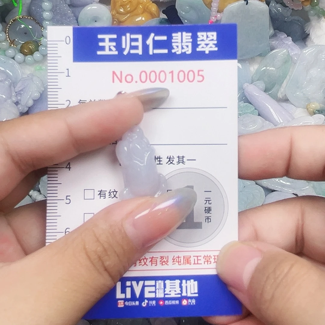 翡翠未镶嵌吊坠(不含链)111