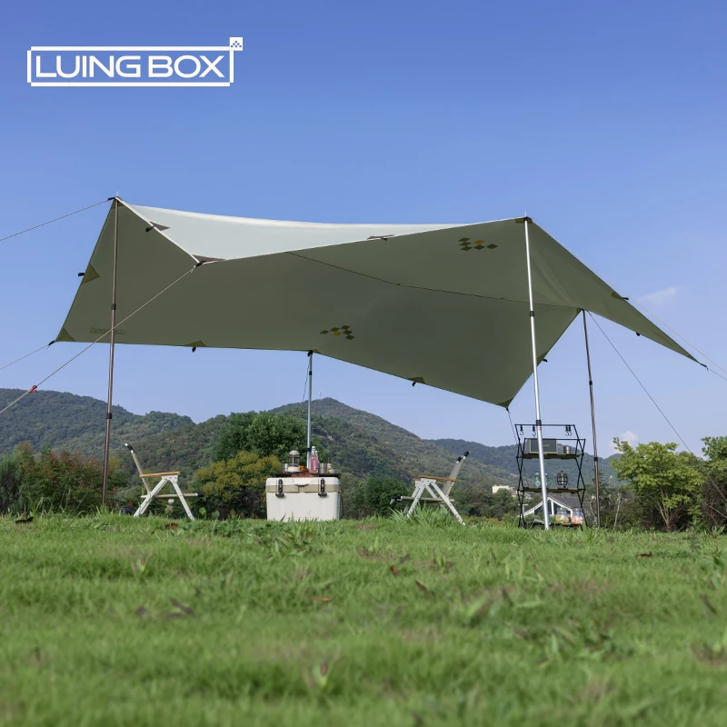 LUING BOX露营盒子 百变天幕 露营涂银多人天幕帐篷