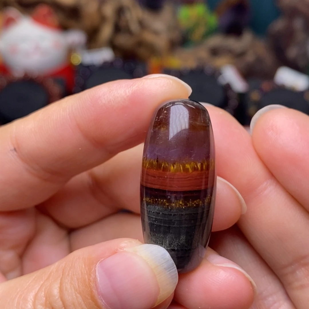 水晶A026极光四色桶珠未镶嵌