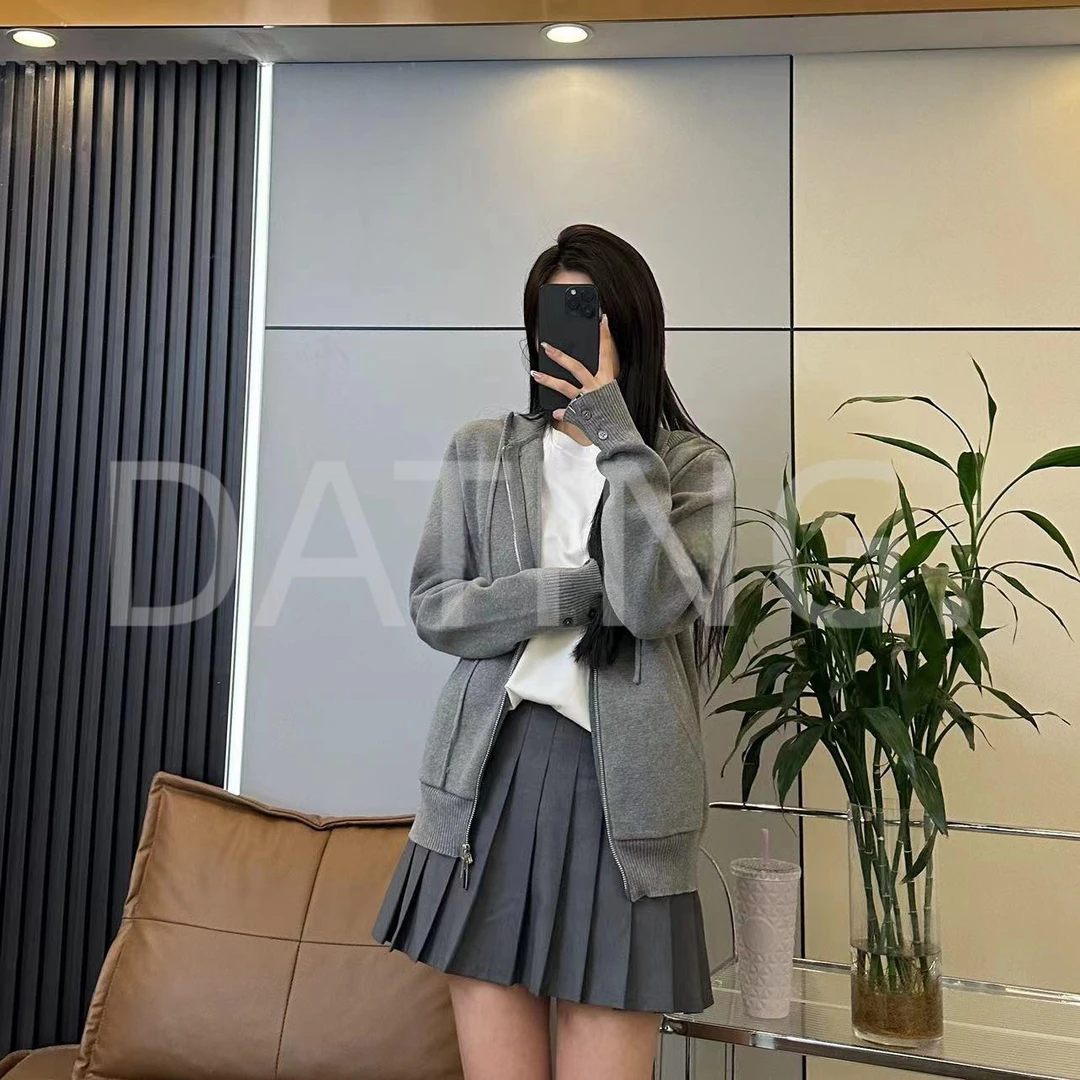 Millonthe【双袖拉链】棉料四色经典拉链开衫-男女同款DATING