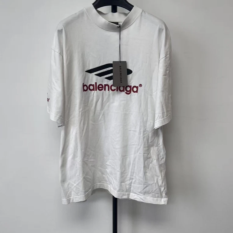 未使用 Balenciaga/巴黎世家 3B Sports Logo刺绣圆领短袖01911
