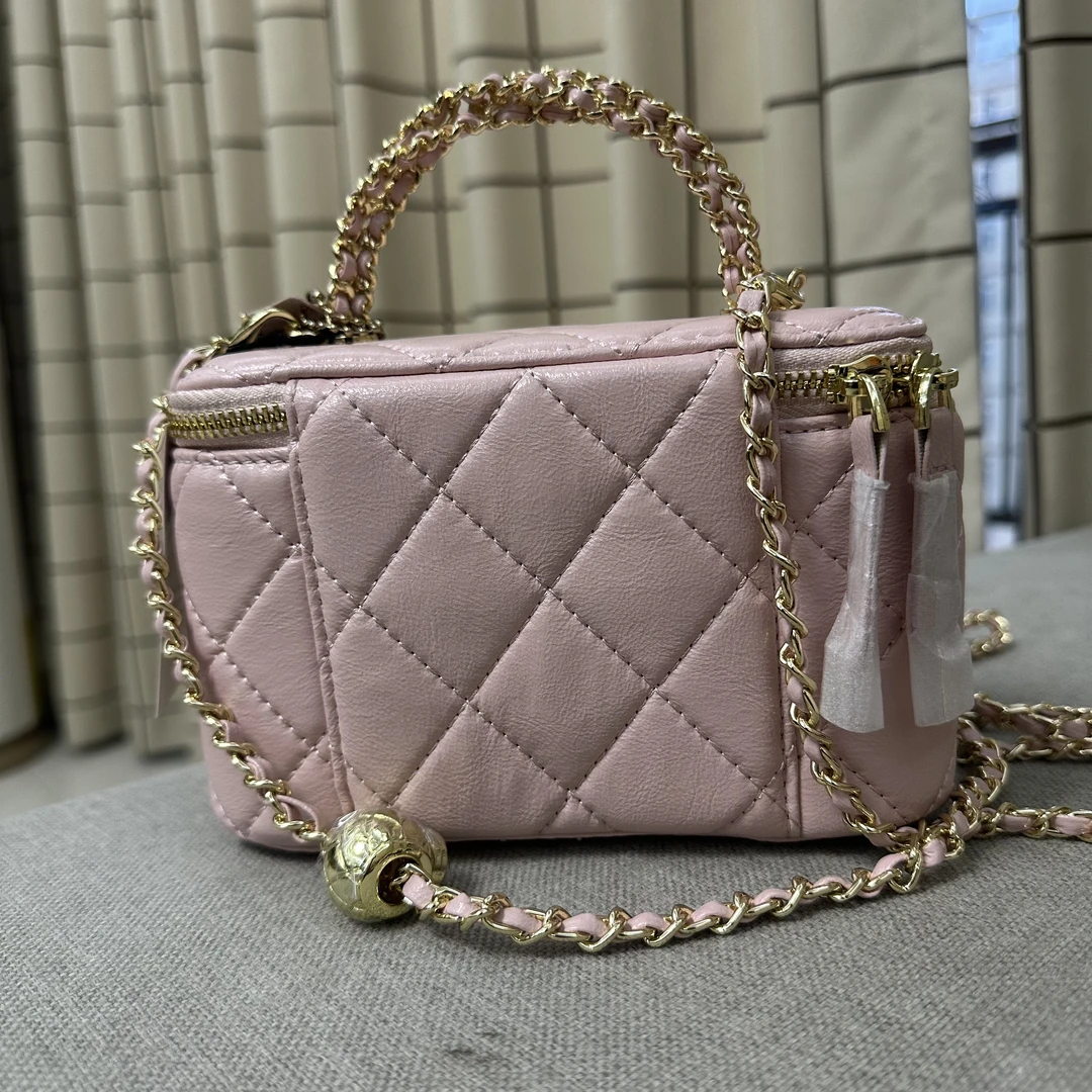 2025春夏新款化妆包盒子手提包17x10x12