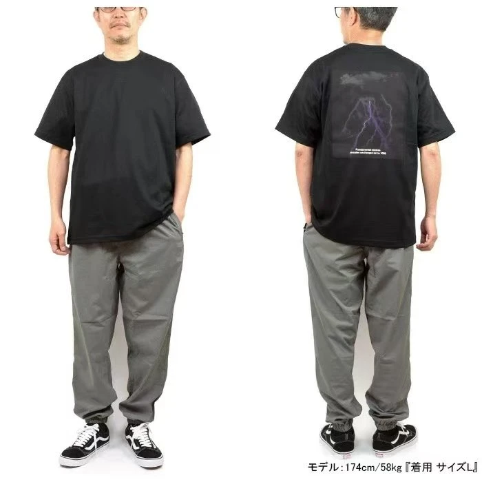 277-日单短袖T恤bm闪电，男女款，订单余，中厚合体版，棉盖涤混纺