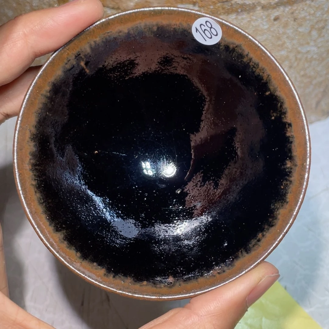 茶盏柴烧建盏主人杯168