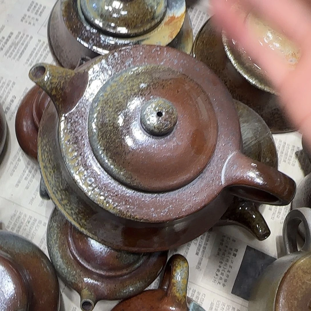 茶壶段泥民间手艺人全手工制作