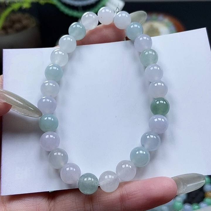 未镶嵌挂件翡翠珠链