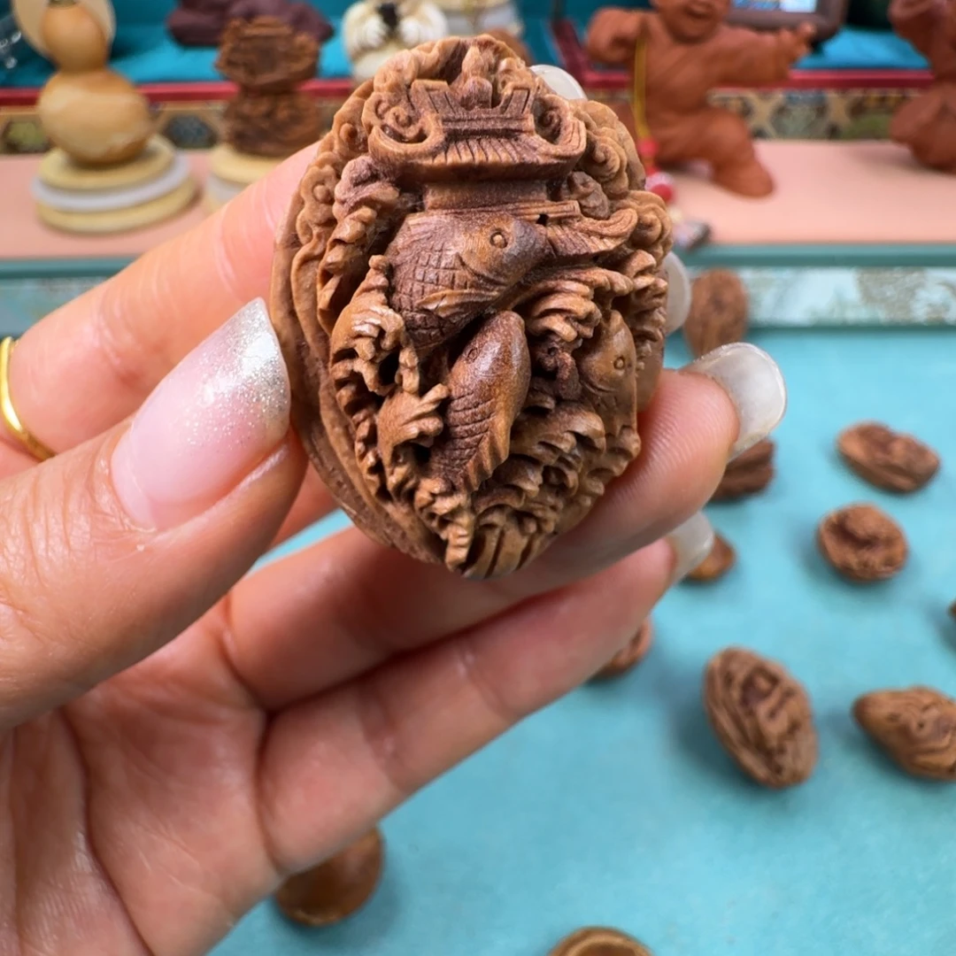 i***e橄榄核手串/手链核潮核雕手工制作