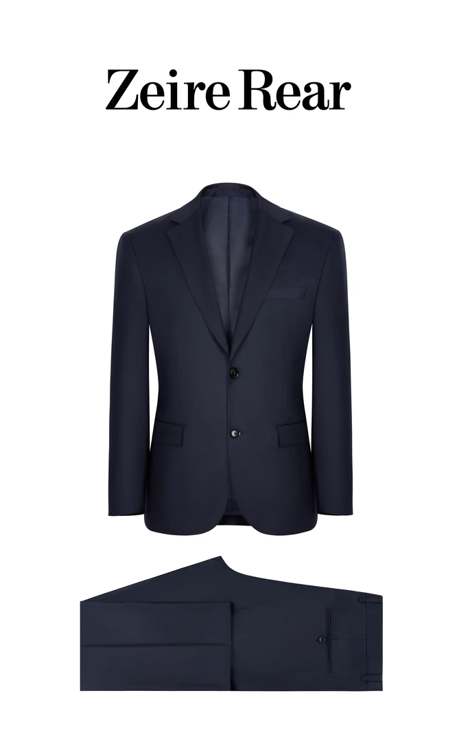 杰里罗亚 Zeire Rear镇店之宝羊绒+桑蚕丝+绵羊毛半麻衬工艺西服