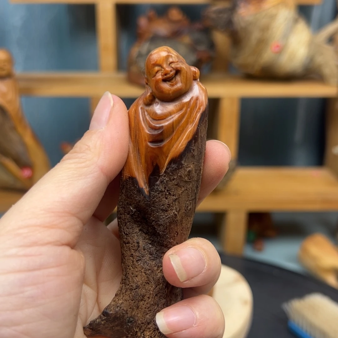 木阳*崖柏木摆件手把件