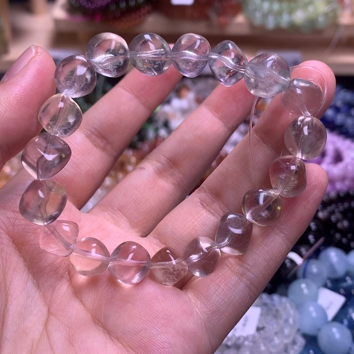 未镶嵌手串水晶萤石