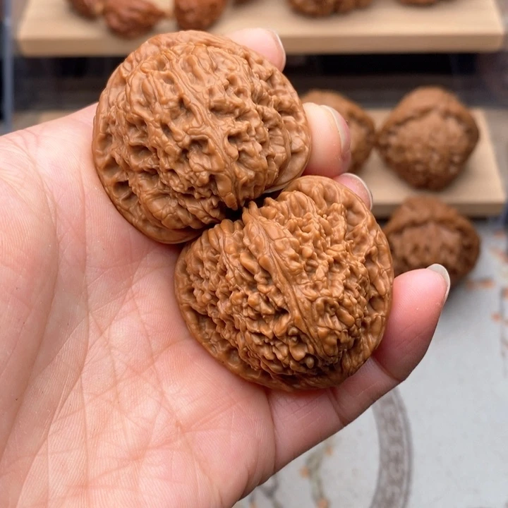 核桃把件文玩核桃南疆石