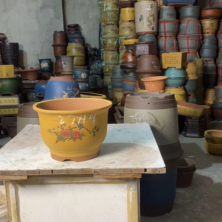 紫砂花盆紫砂茶具