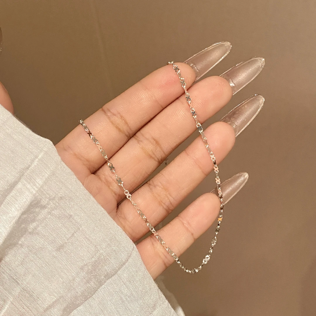 坠链均925银 精致百搭高级感精致项链A2435