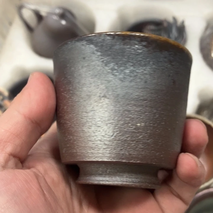 柴烧茶具宝瓶大放漏