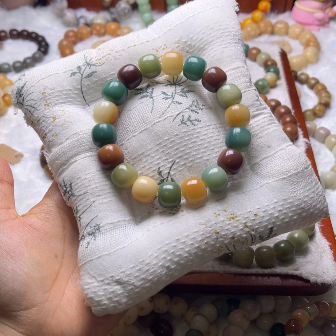 菩提根/象牙果把件037丛林彩干磨卡14