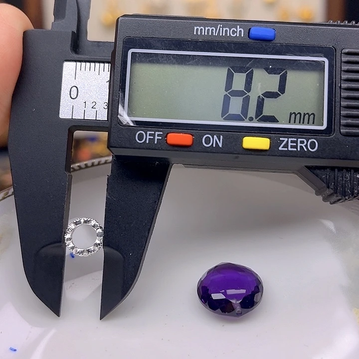 银S925镶嵌颈饰紫晶紫晶925镶嵌140