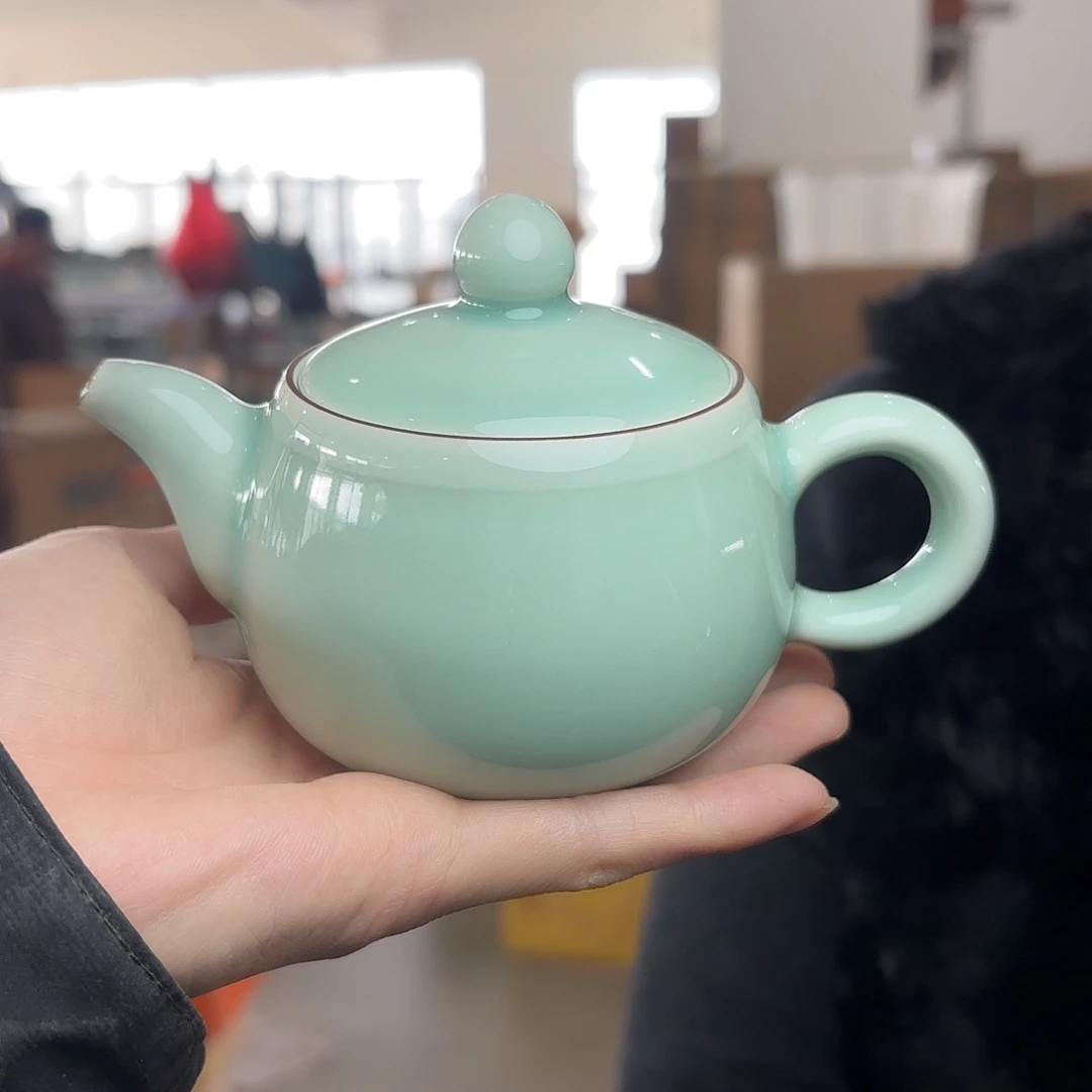 龙泉云间青瓷小米茶器