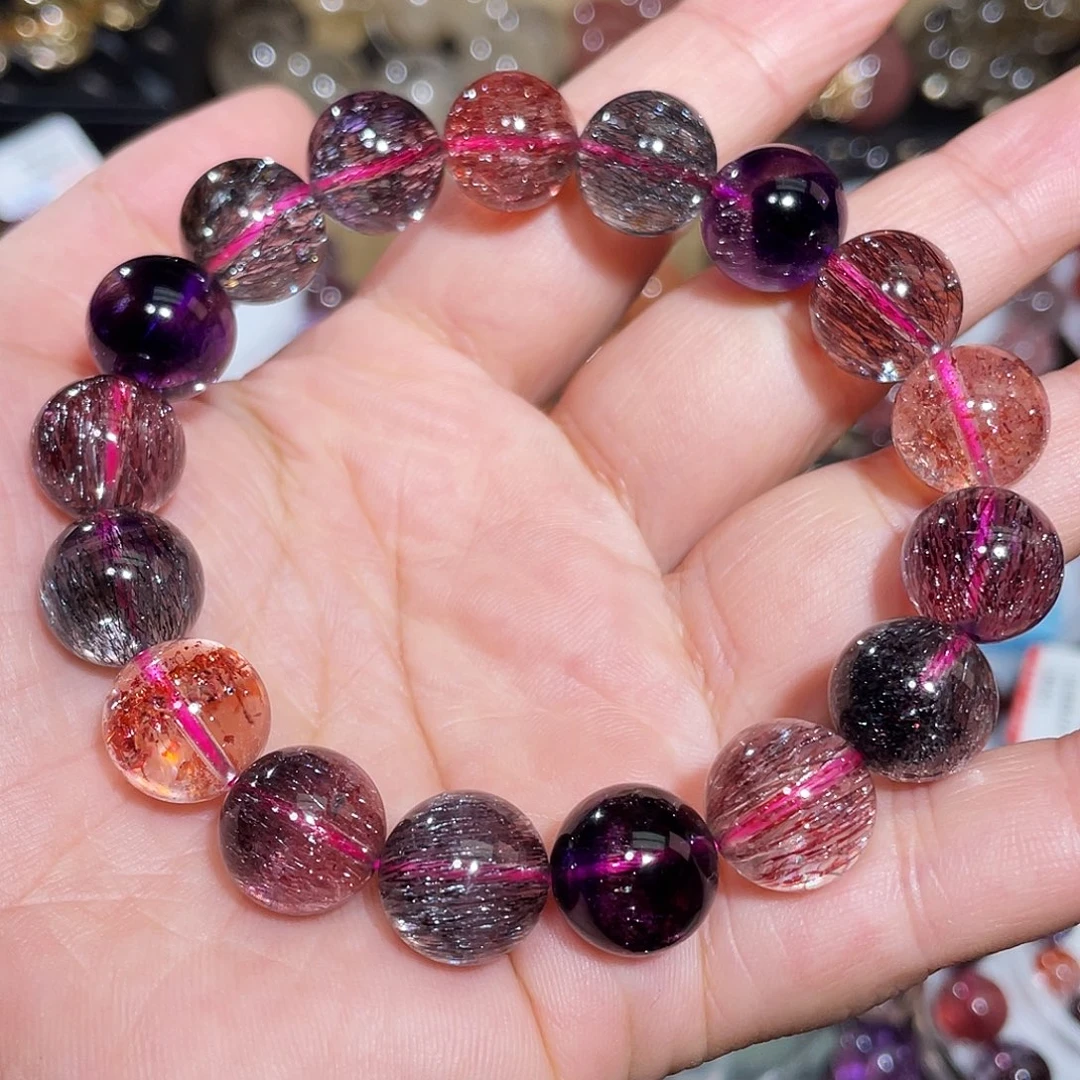 未镶嵌手链水晶彩超顺发12.5