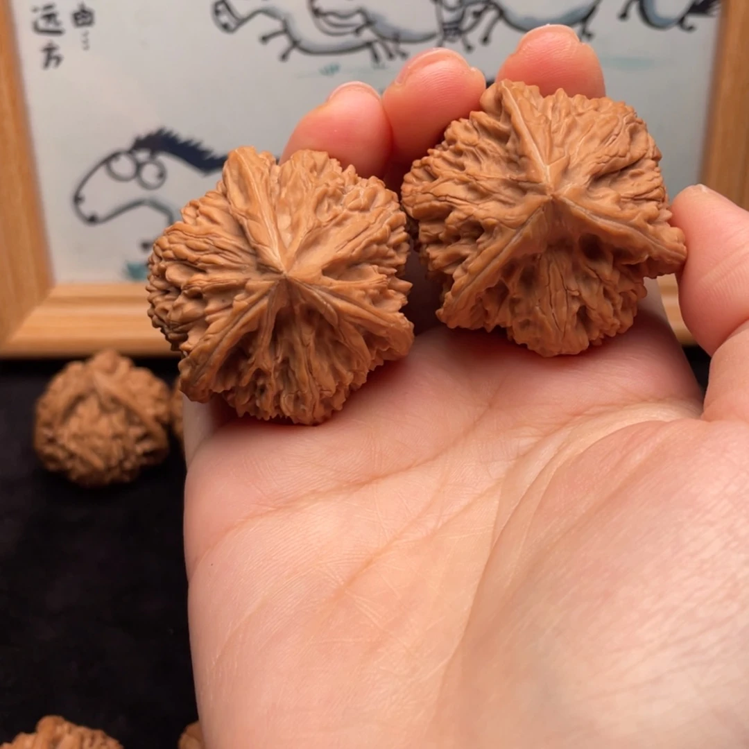 【闪购商品】文玩核桃把件阿**生40全品文山奔
