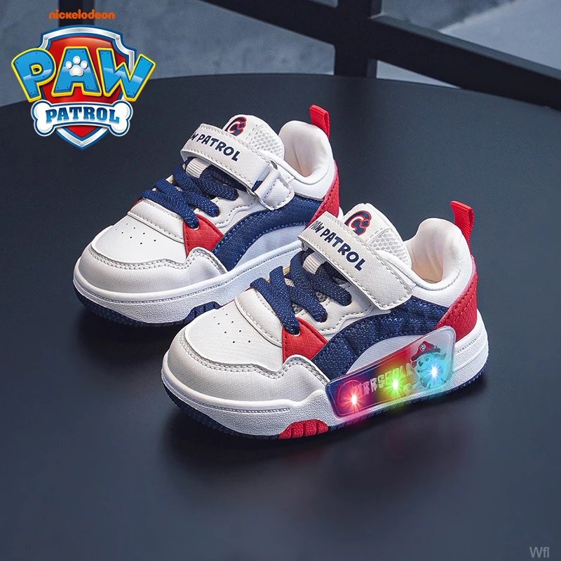 汪汪队儿童休闲鞋2025年秋季新款甜美女孩防滑防踢透气女童学步鞋