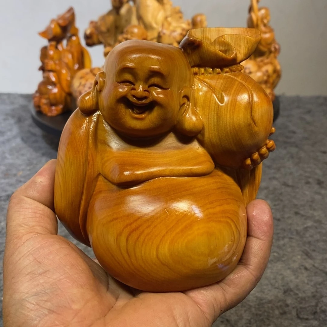 柏木（崖柏）木雕工艺品摆件家居装饰手把件