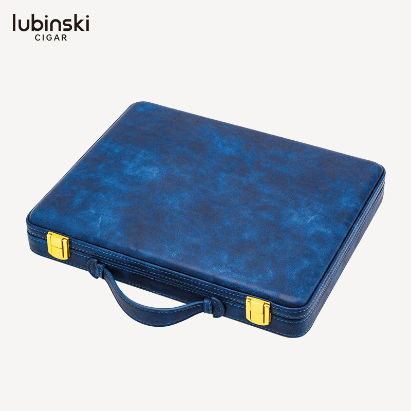 LUBINSKI鲁宾斯基原装正品10支装雪茄便携盒雪松木户外出行保湿盒