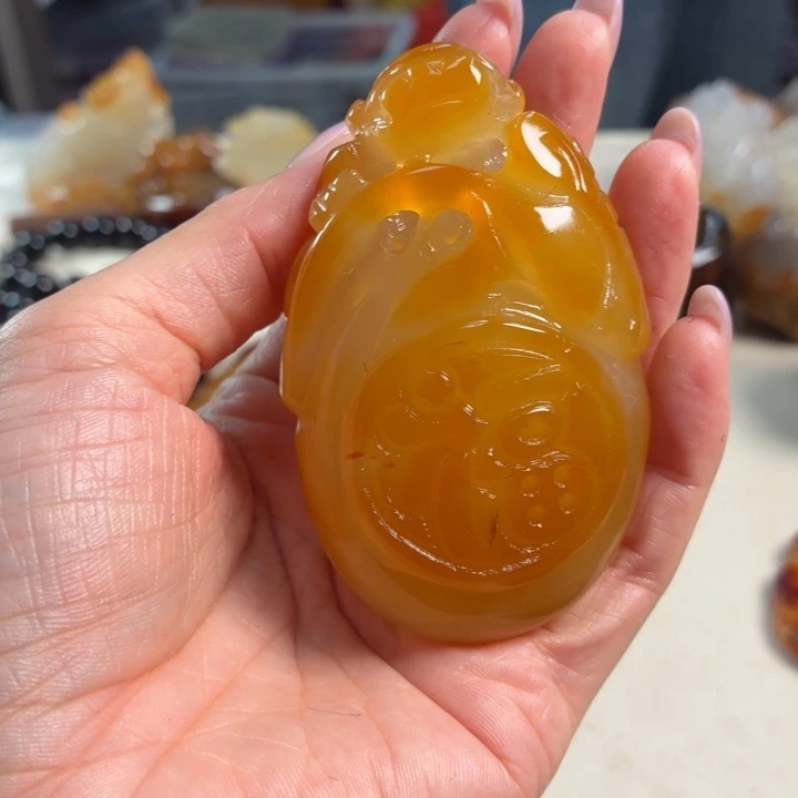 玛瑙/玉髓未镶嵌吊坠(不含链)