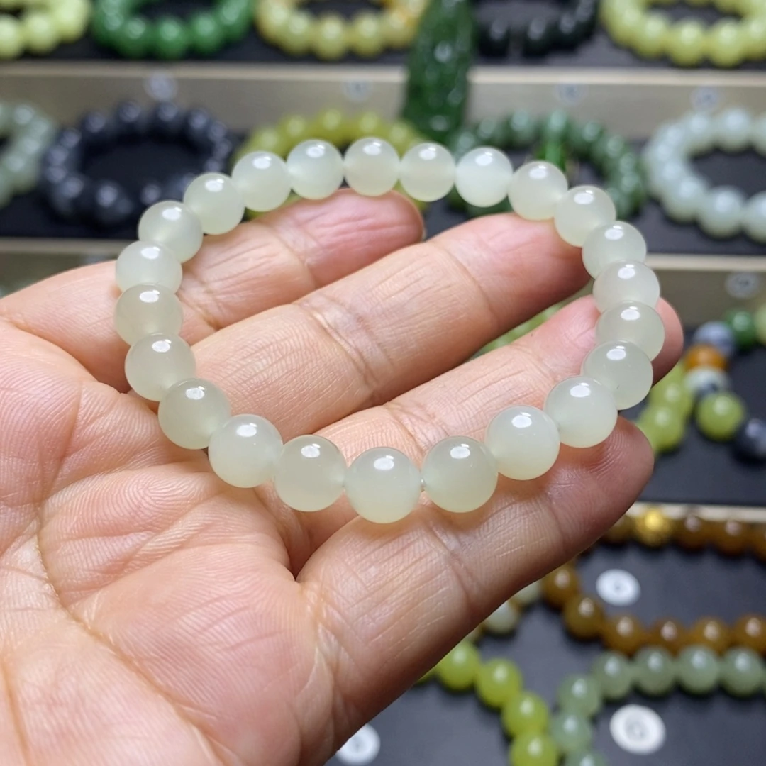 和田玉未镶嵌手串