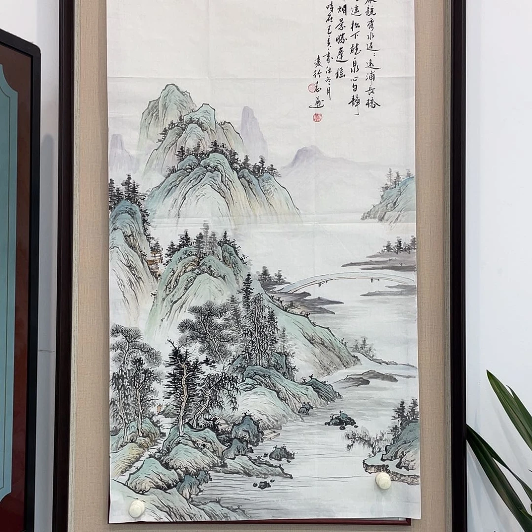 国画凌行志老师手绘国画精品