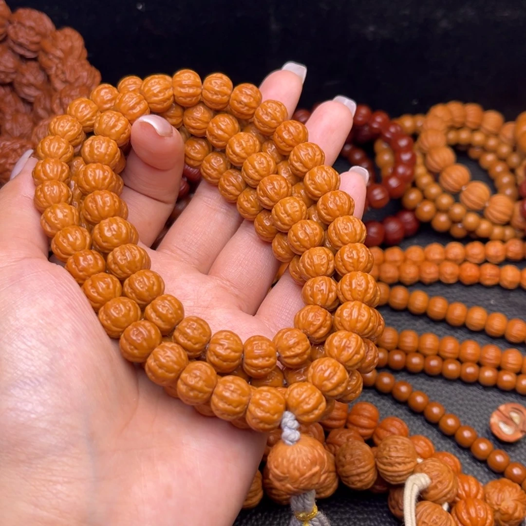 胖***子猴头核桃吊坠108脖挂11八棱