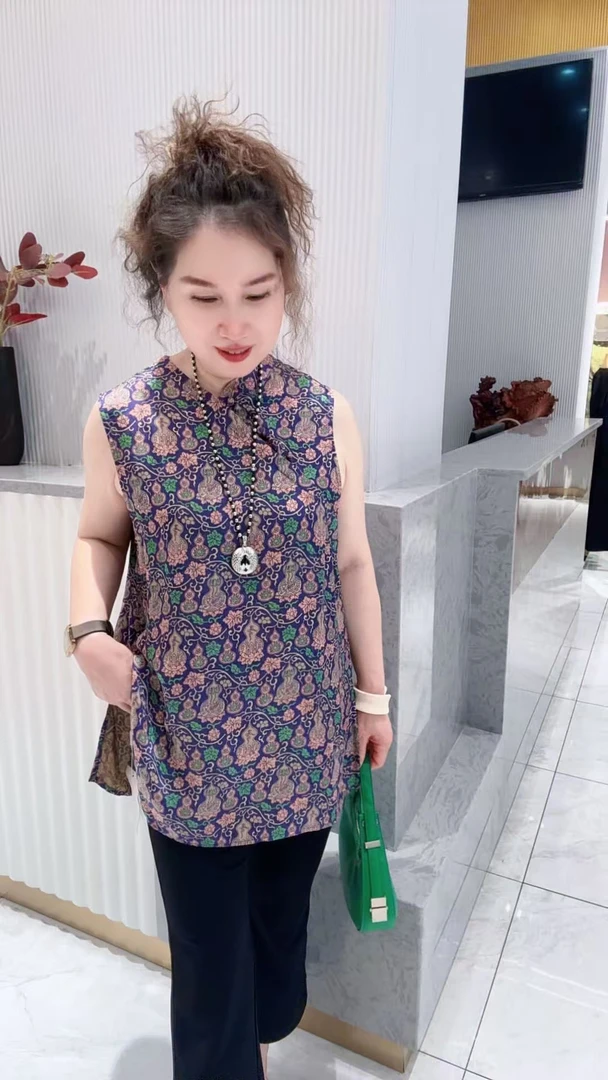 《仙姐精选》新中式国风高定中款衬衫上衣