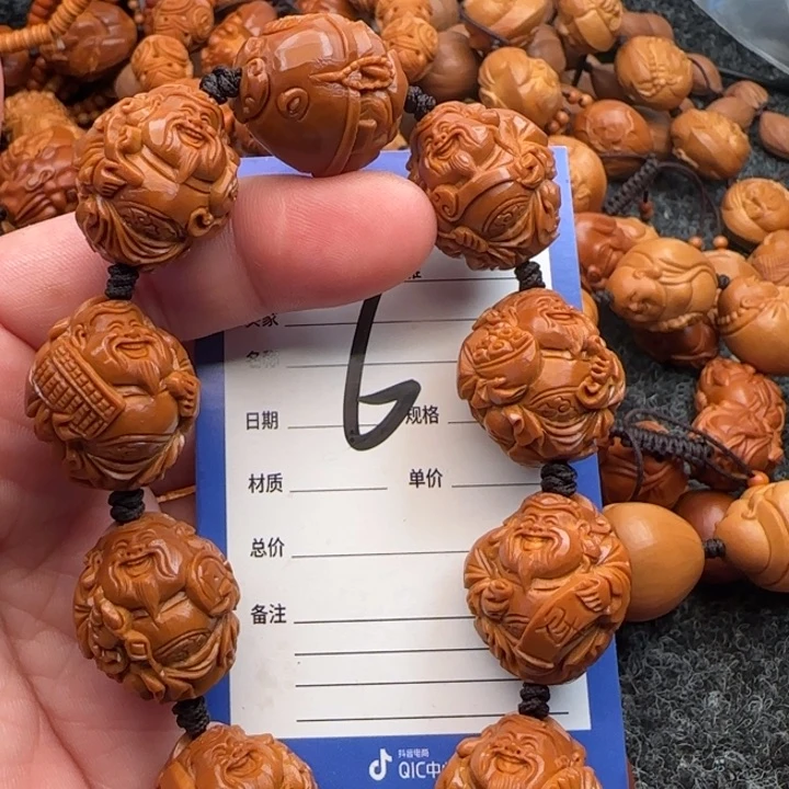 橄榄核手串牛****店橄榄核雕工艺手串