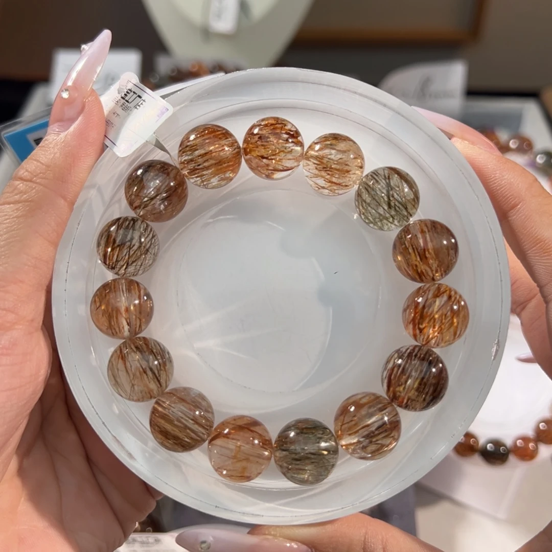 水晶手链未镶嵌黑金超七14