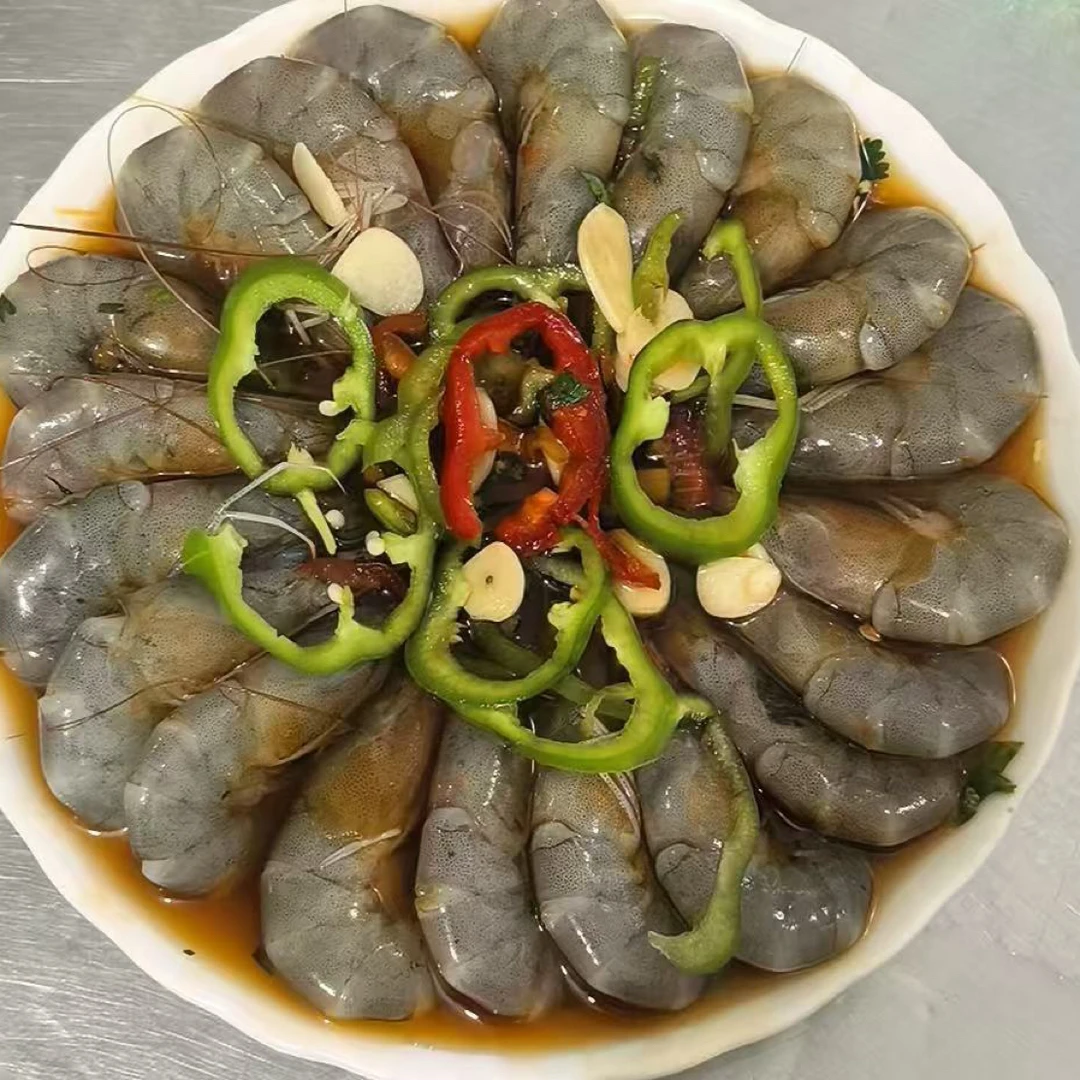 (小由生鲜)东港特产生呛东方虾海对虾开背东方虾顺丰包邮