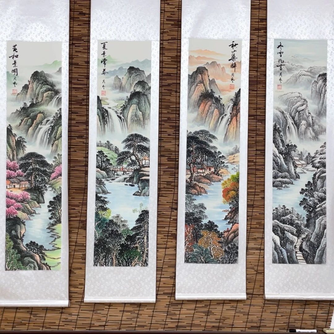 国画老师手笔手绘作品w