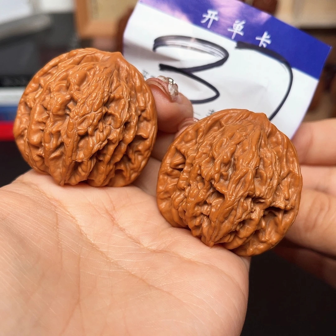 文玩核桃吊坠全品虎头41+尺寸y