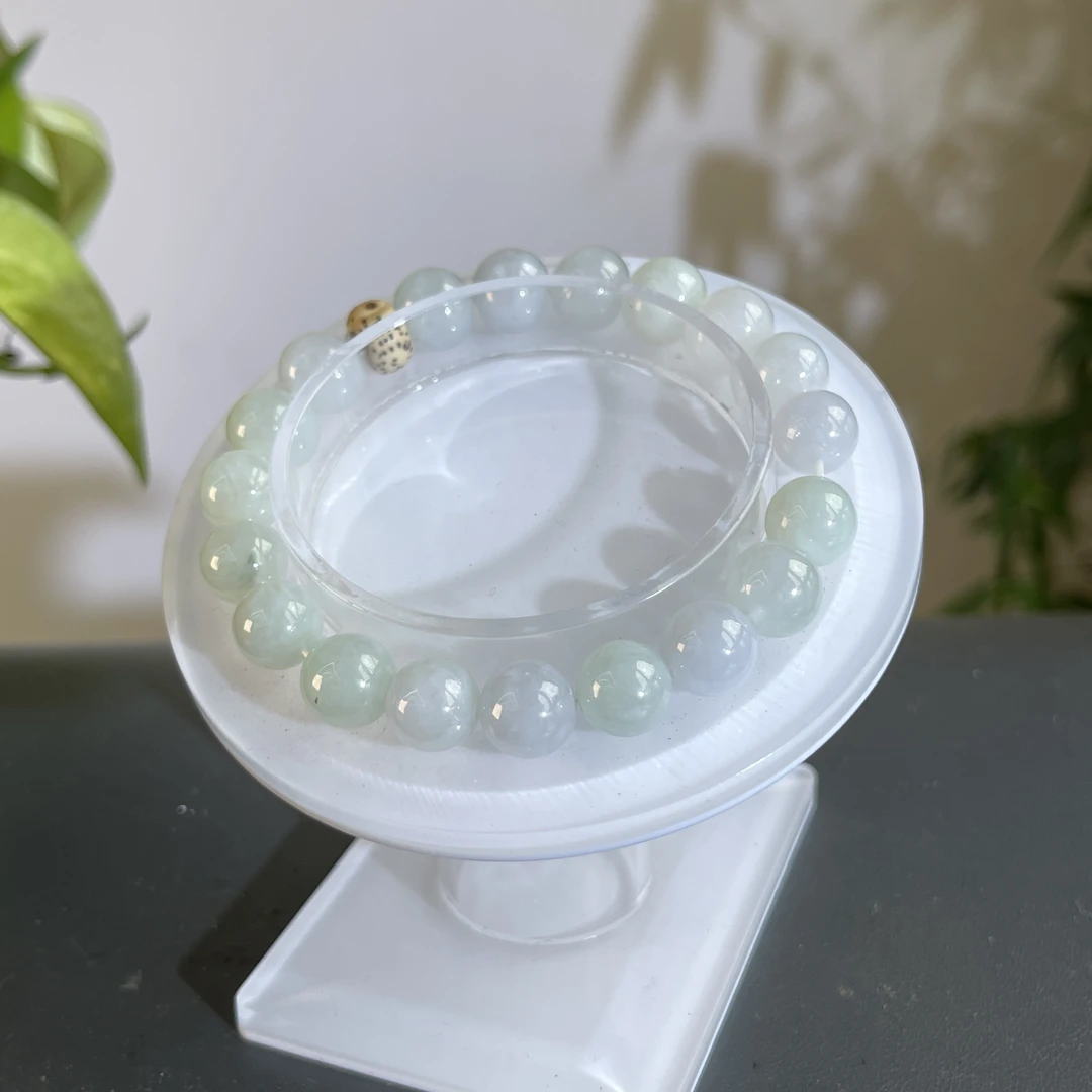 JTW27-34  天然缅甸A货翡翠 翡翠手串（含配饰）