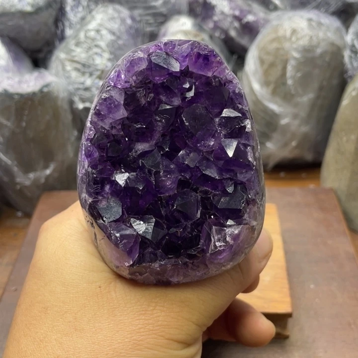 摆件紫晶未镶嵌紫晶
