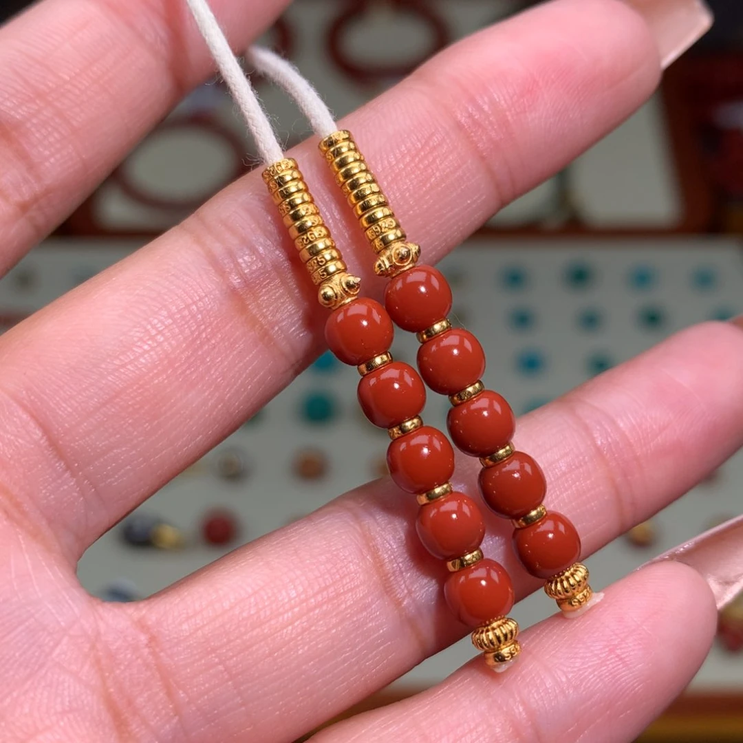 南红玛瑙颈饰未镶嵌