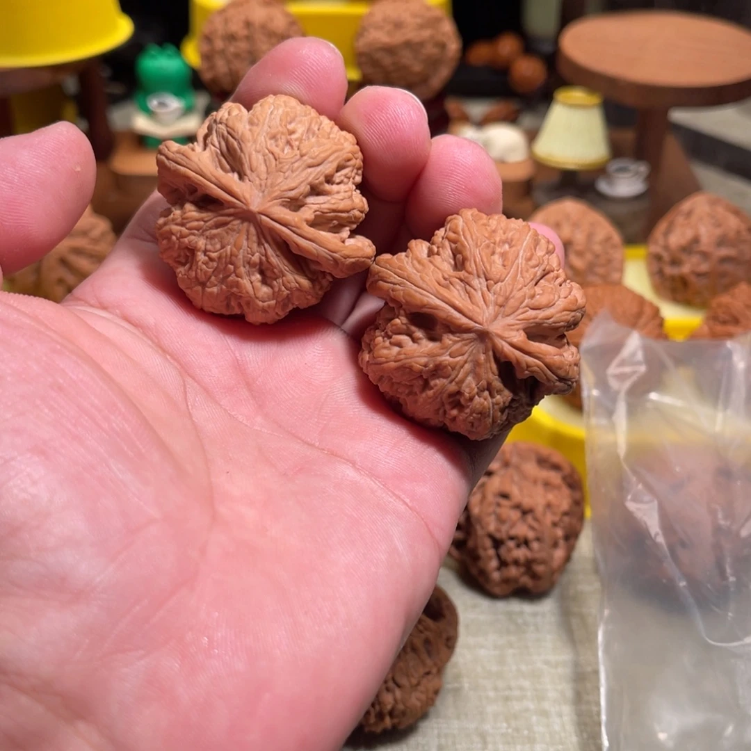 吊坠文玩核桃43八筋聚顶大粗筋