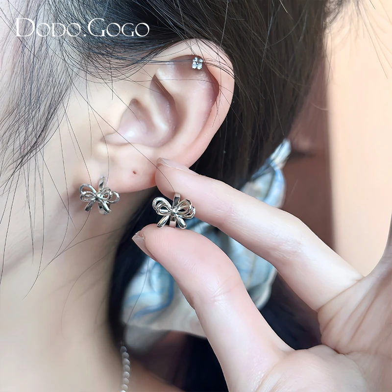 DODOGOGO 合金耳饰 气质时尚百搭小众简约个性ins耳扣