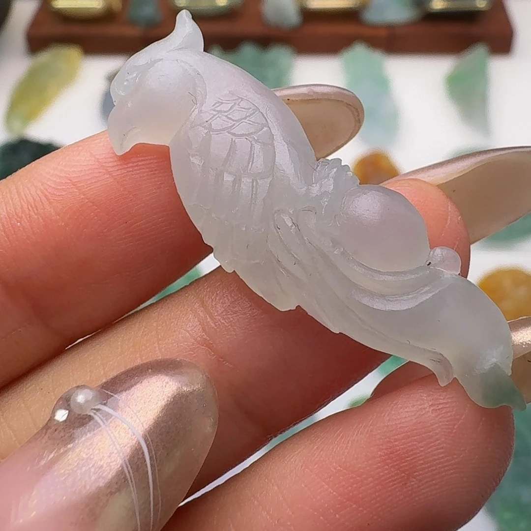 定制翡翠未镶嵌毛货